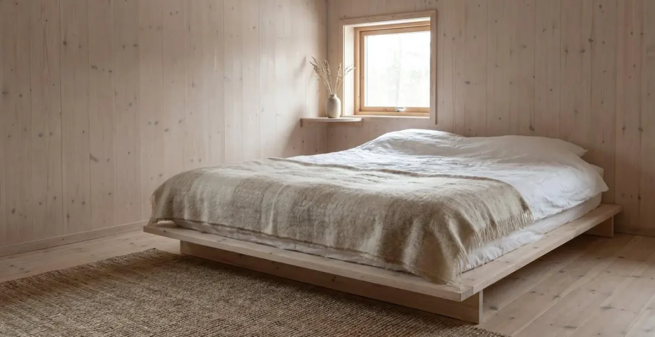 Interno confortevole di una cabina traghetto con design minimalista e vista mare